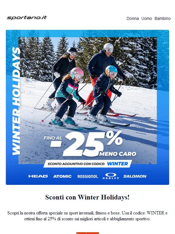 WINTER – codice per risparmi invernali fino al 25%