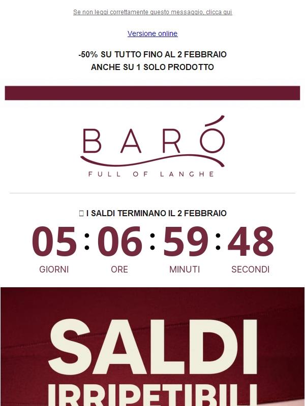 -50% anche su 1 solo prodotto. Ultime ore.