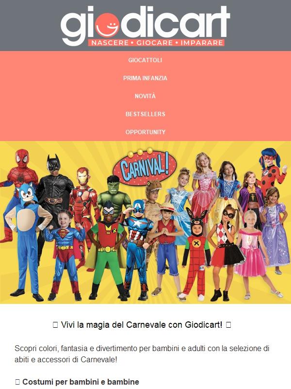 🎉È tempo di Carnevale: scopri i travestimenti più amati!