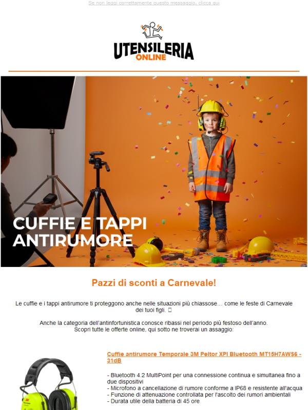 Pazzi di sconti a Carnevale!