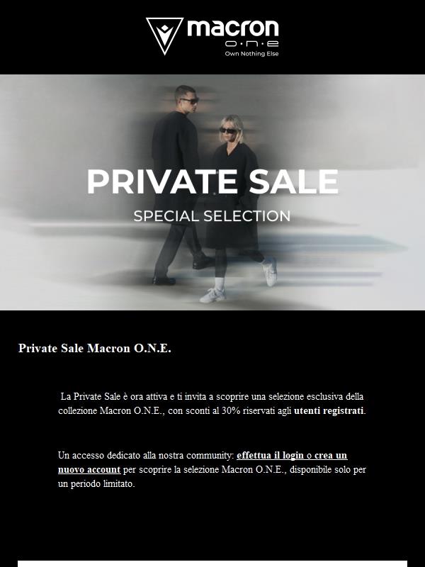 Macron O.N.E.: una selezione pensata per te