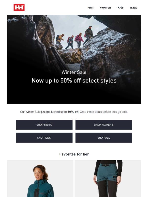 Winter Sale, but bigger