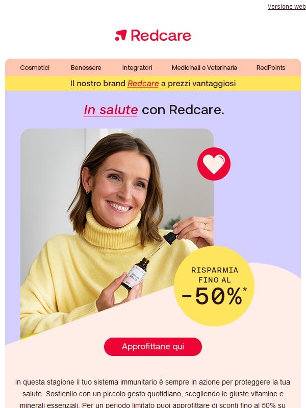 Redcare: fino al -50% di sconto su prodotti scelti! 🤩