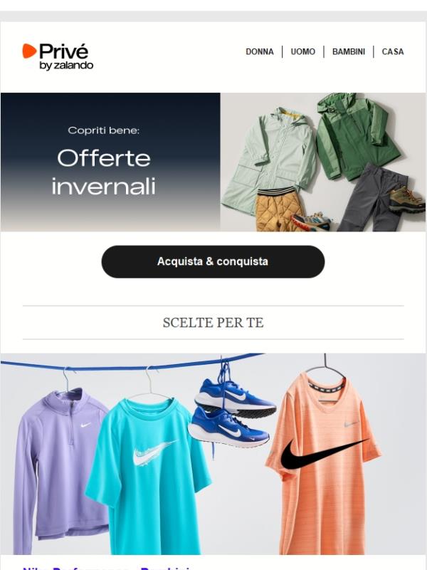 Nike Performance: col freddo servono offerte bollenti🧣