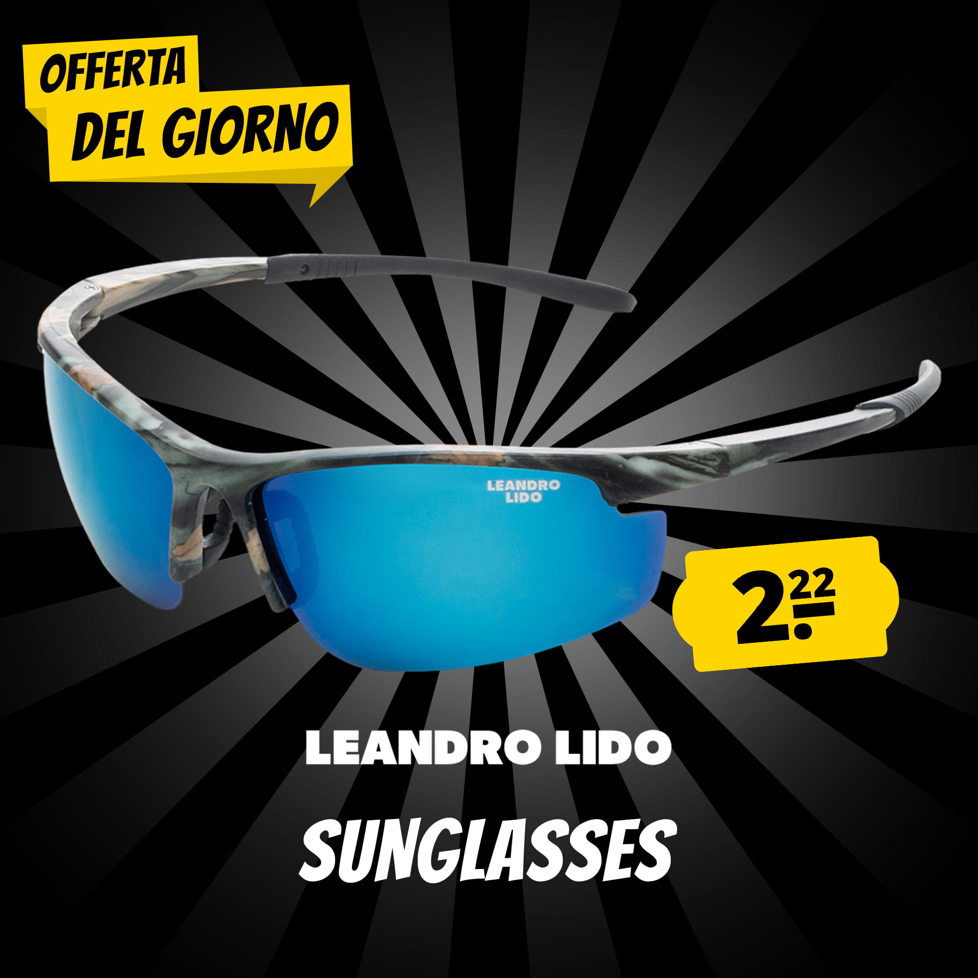 leandro lido power occhiali da sole sportivi