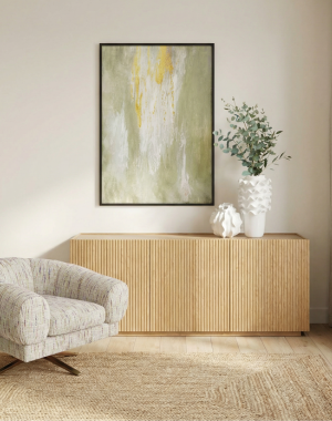 Quadro incorniciato Artistas verde