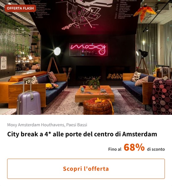 City break a 4* alle porte del centro di Amsterdam