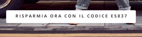 Risparmia ora con il codice E5837