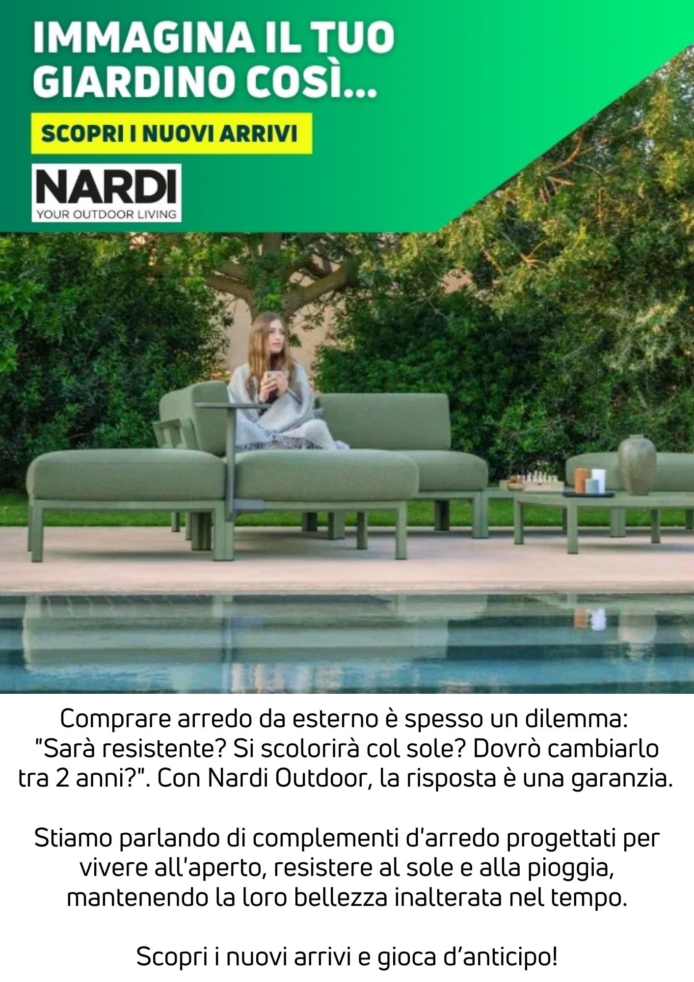 Scopri la collezione di Nardi Outdoor