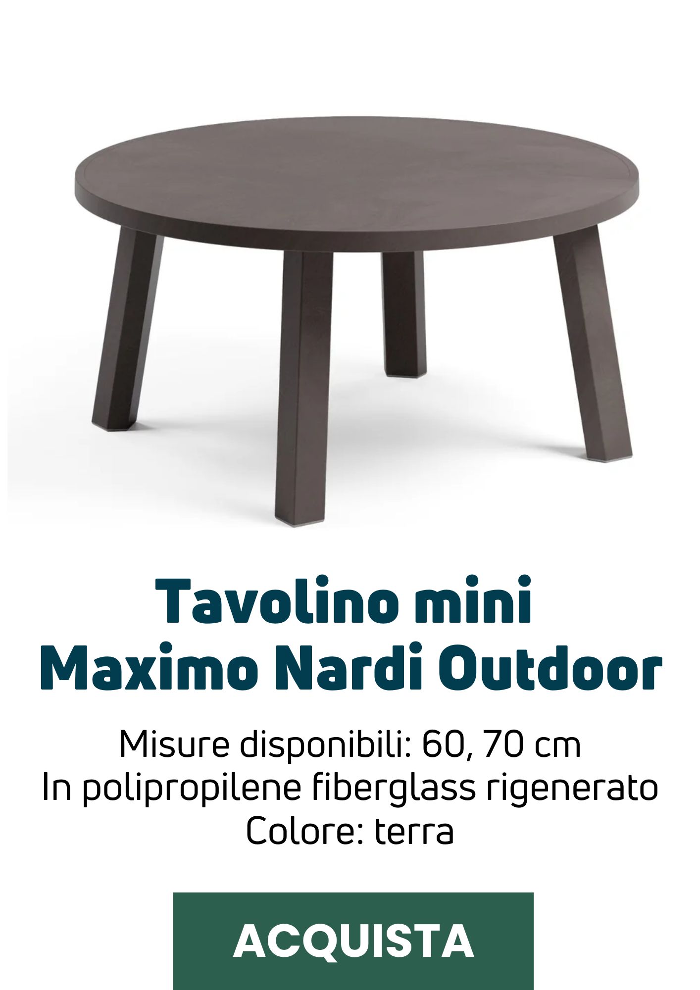 Tavolino Maximo Nardi Outdoor | Perrone Shop