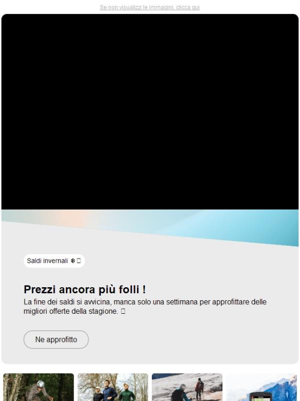 Saldi ❄️: ultima settimana per approfittarne  !