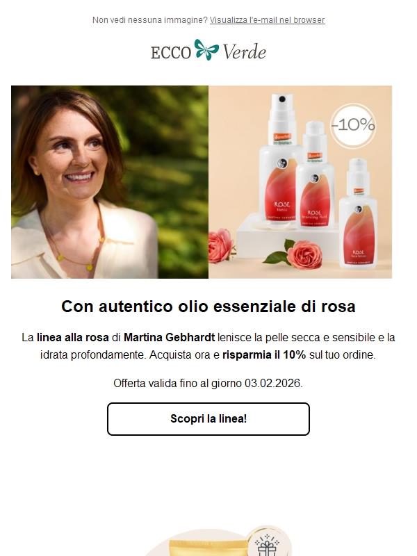 🌹Linea alla rosa di Martina Gebhardt: in sconto al 10%