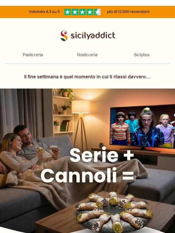 Film + Cannoli = Weekend perfetto 🎬