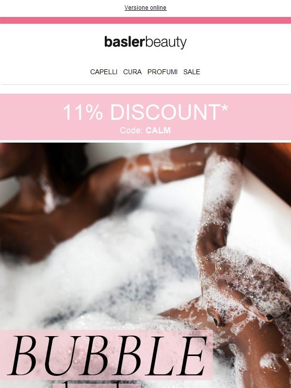 Da non perdere 💆🏻‍♀️ 11% di sconto sul benessere