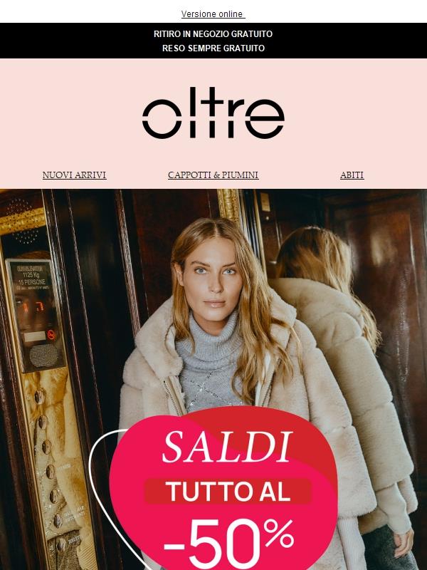 Ancora più saldi: TUTTO AL -50%