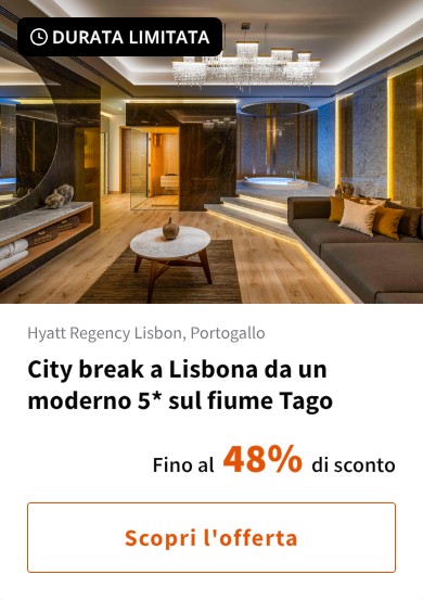 City break a Lisbona da un moderno 5* sul fiume Tago