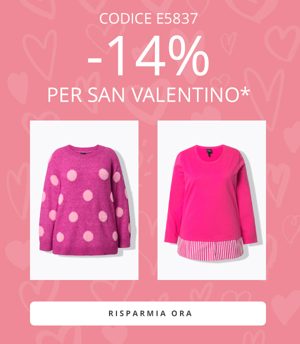 Sconto del 14% su TUTTO