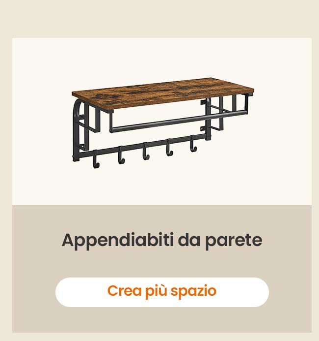 Appendiabiti da parete