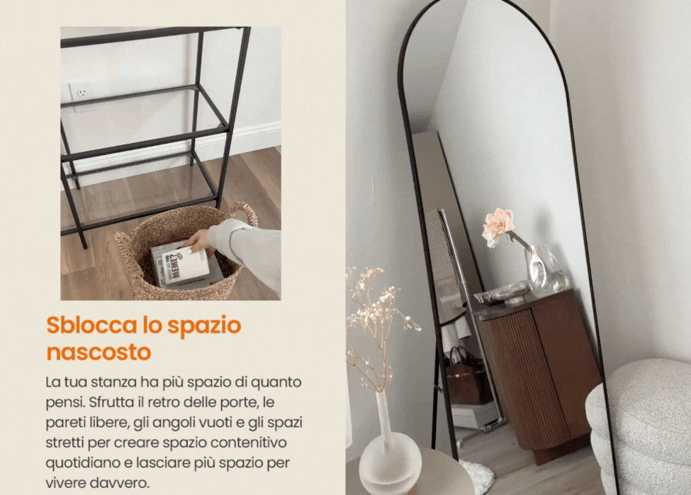 Sblocca lo spazio nascosto