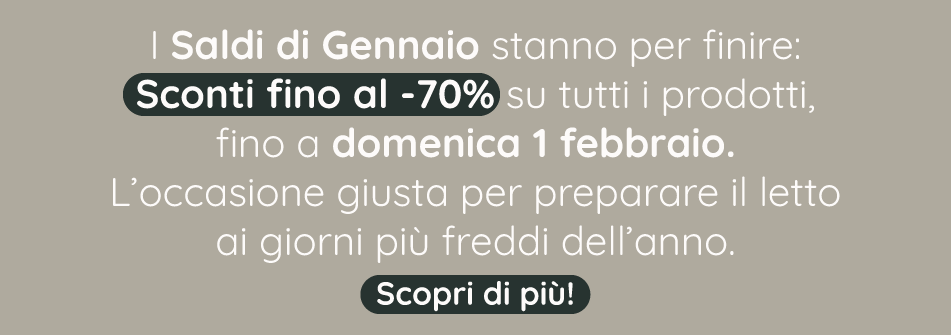 I Saldi di Gennaio stanno per finire