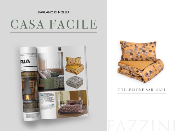 Questo mese, la collezione Sabi Sabi è citata dalla rivista Casa Stile.