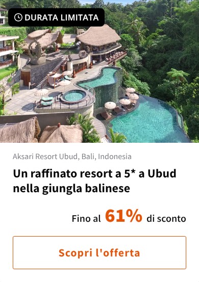 Un raffinato resort a 5* a Ubud nella giungla balinese