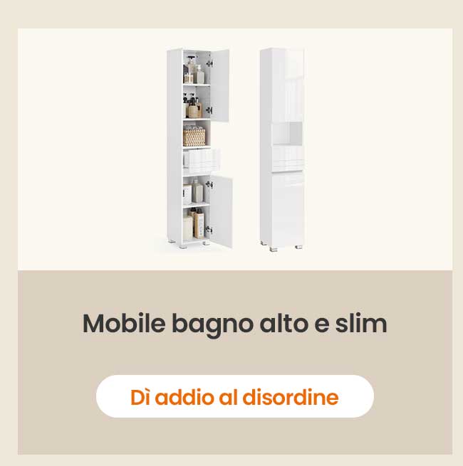 Mobile bagno alto e slim