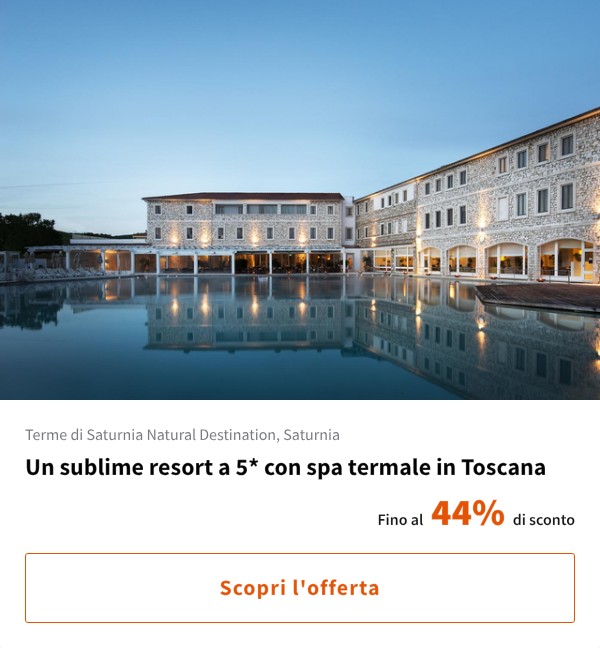 Un sublime resort a 5* con spa termale in Toscana