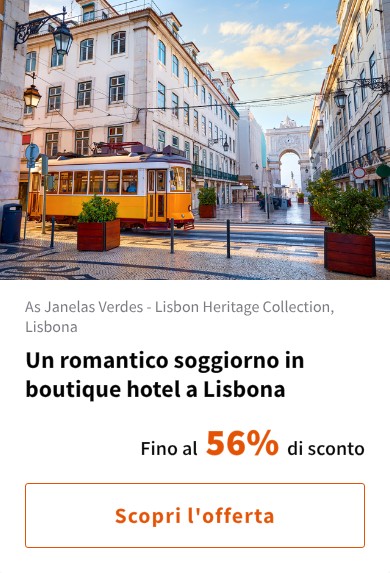 Un romantico soggiorno in boutique hotel a Lisbona
