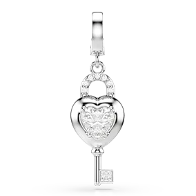 Charm Idyllia, chiave color argento