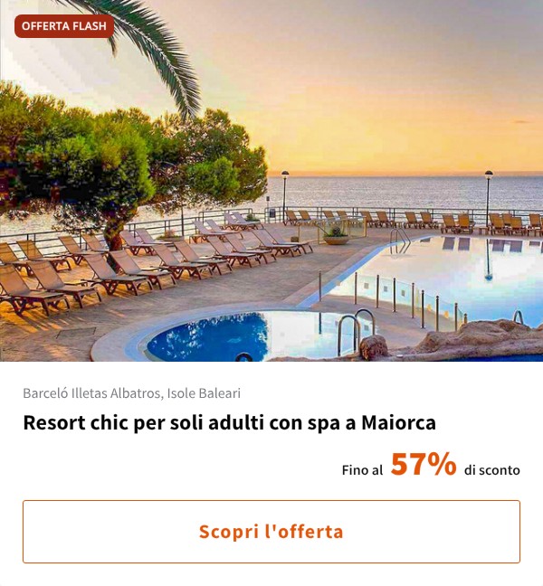 Resort chic per soli adulti con spa a Maiorca