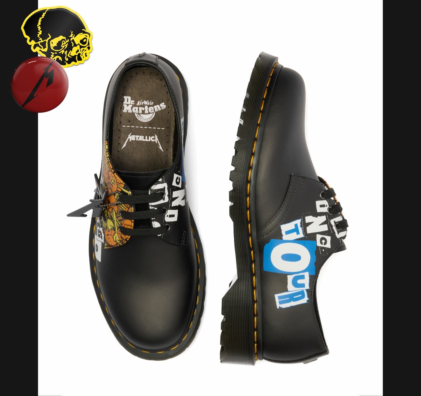 SCARPE 1461 METALLICA