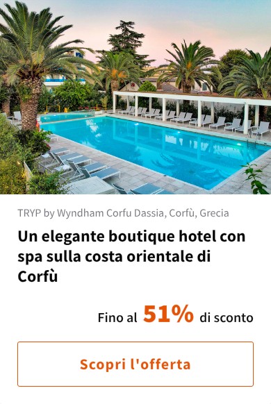 Un elegante boutique hotel con spa sulla costa orientale di Corfù