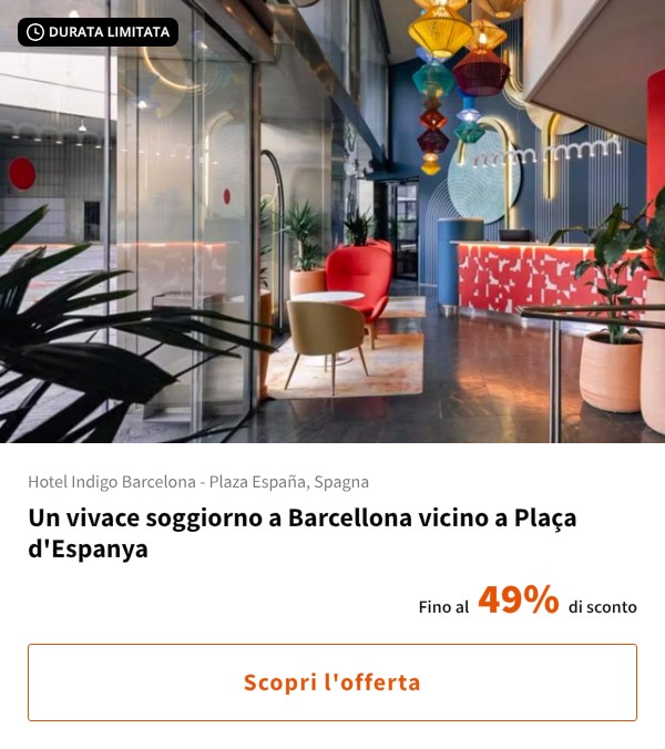 Un vivace soggiorno a Barcellona vicino a Plaça d'Espanya