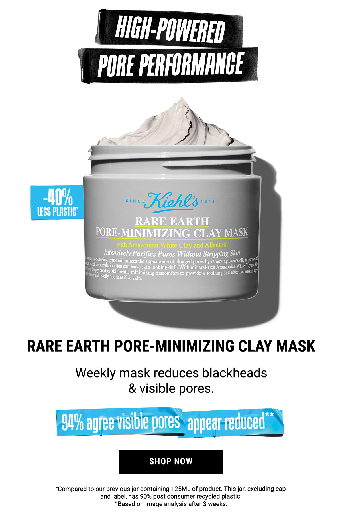 HIGH-POWERED PORE PERFORMANCE