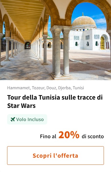 Tour della Tunisia sulle tracce di Star Wars