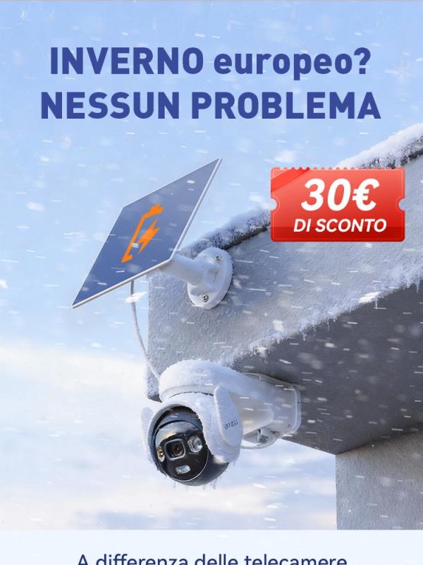 ❄️L'INVERNO europeo? NESSUN PROBLEMA — Approfitta del tuo BUONO SCONTO di 30 €!