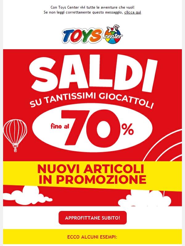 🏷️ Nuovi articoli in saldo! Fino al -70% su tantissimi giocattoli!