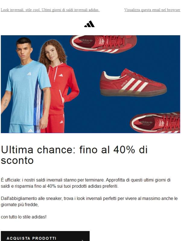 Sconti fino al 40%: ultima chance