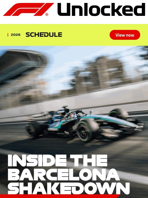 Your first look at the 2026 F1® cars on track