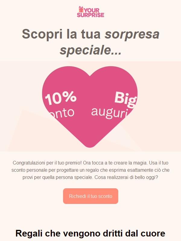 Un regalino da parte nostra, speciale per te ✨