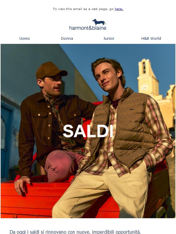 SALDI: Ora tutto al -40% su HB e tutto al -60% su HB Jeans