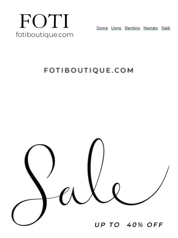 WINTER SALES UP TO -40 OFF