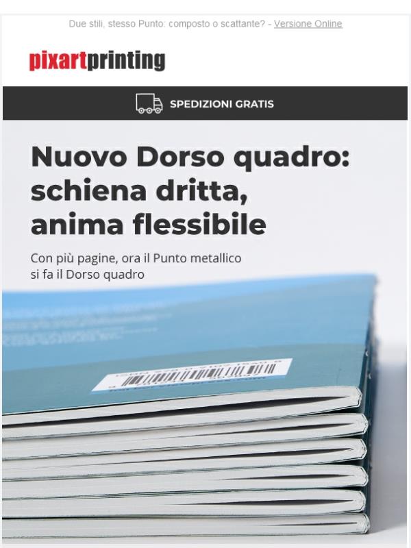 Dorso quadro: il nuovo gentleman del Punto metallico