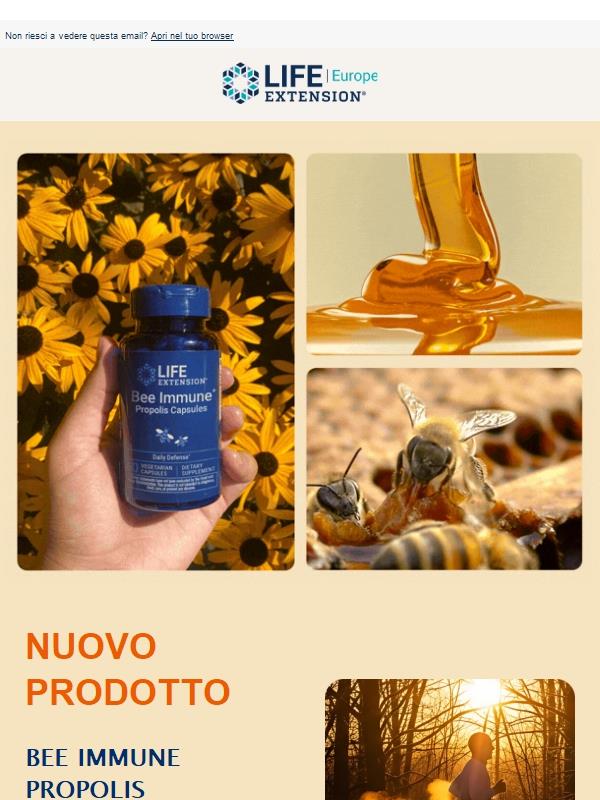 NOVITÀ! Bee Immune Propolis Capsules