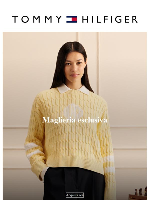 Maglieria esclusiva ancora più raffinata.