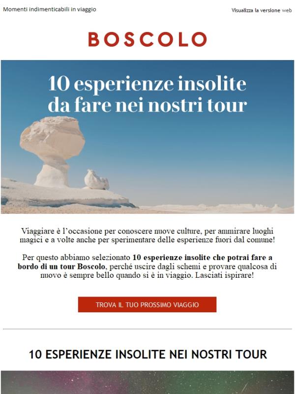 10 esperienze insolite da fare in tour