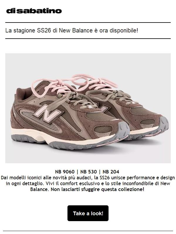 Scopri la nuova stagione SS26 di New Balance.