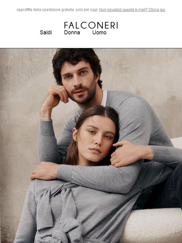 Il nuovo design dei capi iconici Falconeri