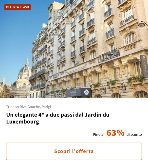 Un elegante 4* a due passi dal Jardin du Luxembourg